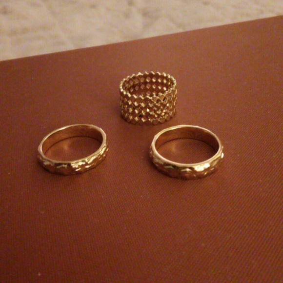 Stack Rings Gold over Bronze - Picture 5 of 5